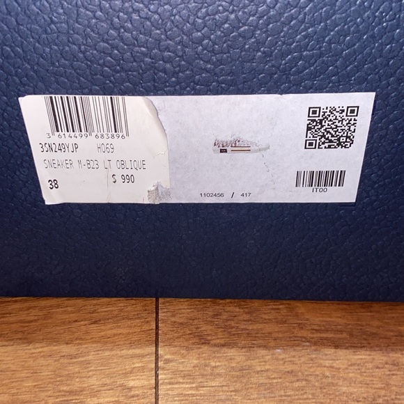 AUTHENTIC DIOR LOW TOP OBLIQUE SNEAKERS - Picture 6 of 8